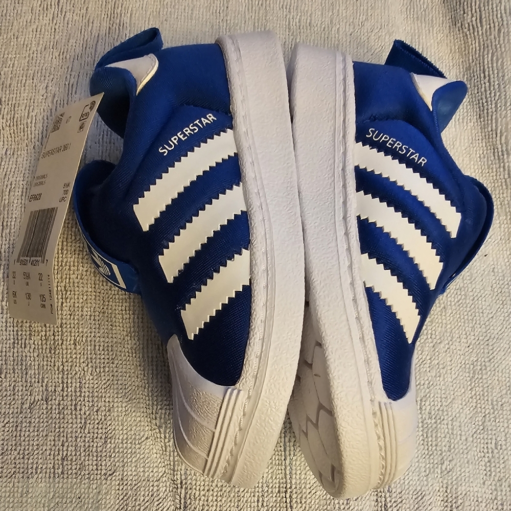 Adidas Superstar 360 Sneakers Team Royal Blue White Unisex Toddler Kid's Size 6 - Picture 7 of 12